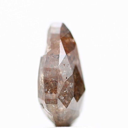 Salt and Pepper Diamond Fancy Brown Color 1.21 CT 8.03 x 5.28 x 3.30 MM Pear Cut Diamond! Natural Loose Diamond ! Christmas Gift for Her