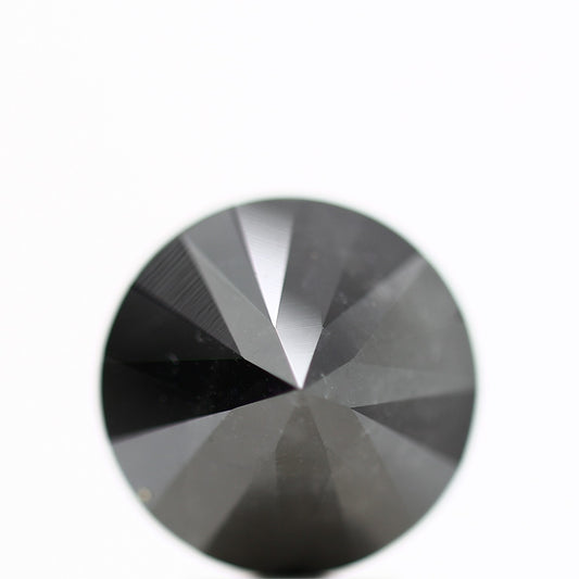 GIA round black certified diamonds