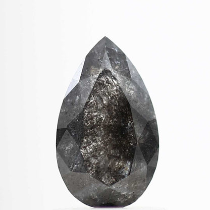Salt and Pepper Diamond Fancy Gray Color 1.06 CT 8.47 x 5.06 x 2.97 MM Pear Cut Diamond! Natural Loose Diamond ! Christmas Gift for Her