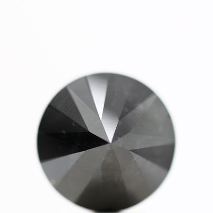 GIA round black certified diamonds