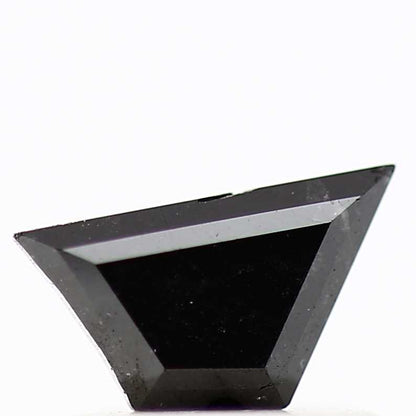 0.52 ct Natural Black Trapozoid Loose Diamond for Jewelry