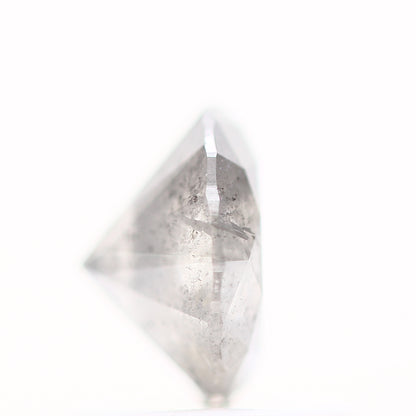 0.82 Carat Salt and Pepper Gray Round Shape Brilliant Cut Natural Loose Diamond