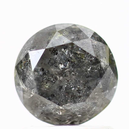 1.43 Carat Gray Round Shape Brilliant Cut Natural Loose Diamond