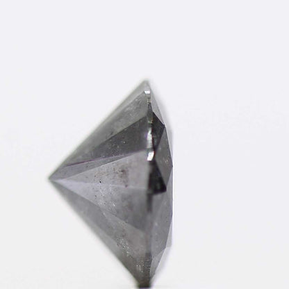 1.21 Carat Fancy Black Round Brilliant Cut Natural Loose Diamond