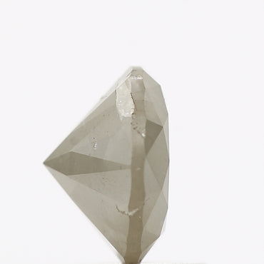 1.64 Carat Gray Rustic Round Shape Brilliant Cut Natural Loose Diamond