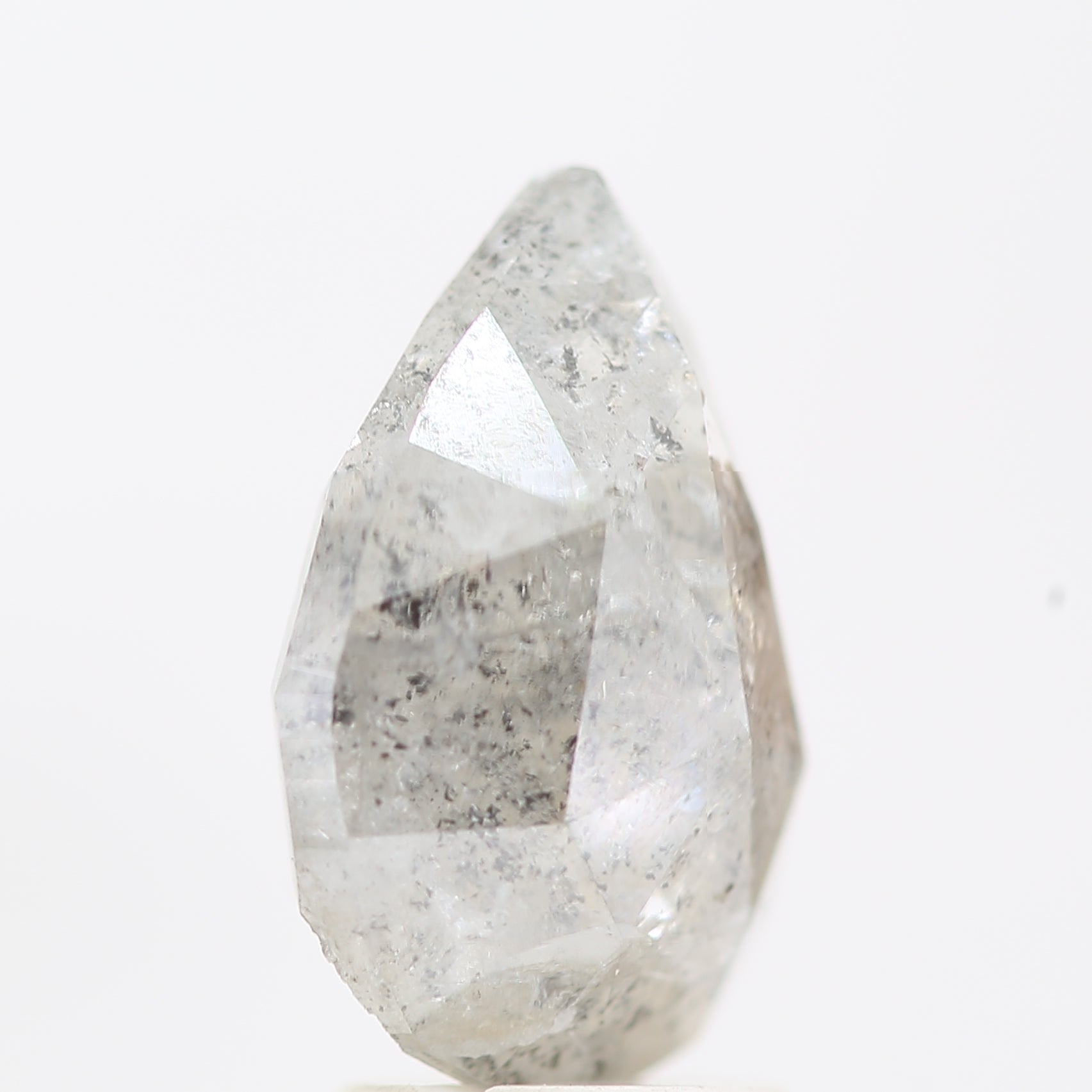 Salt and Pepper Diamond Fancy Gray Color 3.45 CT 11.60 x 8.00 x 4.70 MM Pear Cut Diamond! Natural Loose Diamond ! Christmas Gift for Her