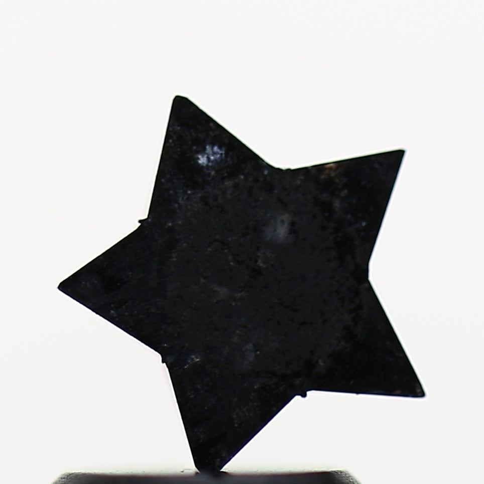Star Cut Black Loose Diamond [7.29 MM] Natural Diamond For Engagement Ring 1.11 Carat