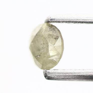 Round Cut Gray Natural Diamond For Engagement Ring Design 0.29 Carat