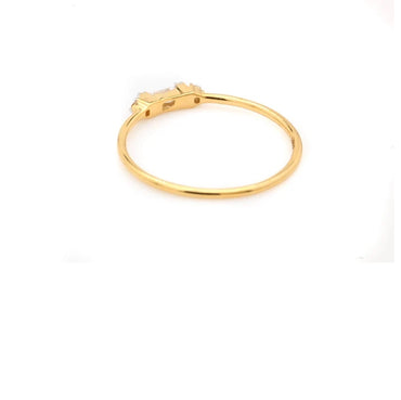 Diamond Ring ! Baguette Ring ! 14k Solid Gold Baguette Diamond Engagement Ring ! Stacking Ring ! Anniversary Ring ! Gift For Her