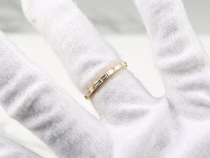 Baguette Diamond Ring | Baguette Engagement Ring | Diamond Ring | Baguette cluster Ring | Baguette ring | Gift For Her | Anniversary Gift