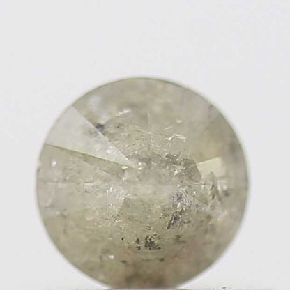 0.41 Carat Gray Round Shape Brilliant Cut Natural Loose Diamond