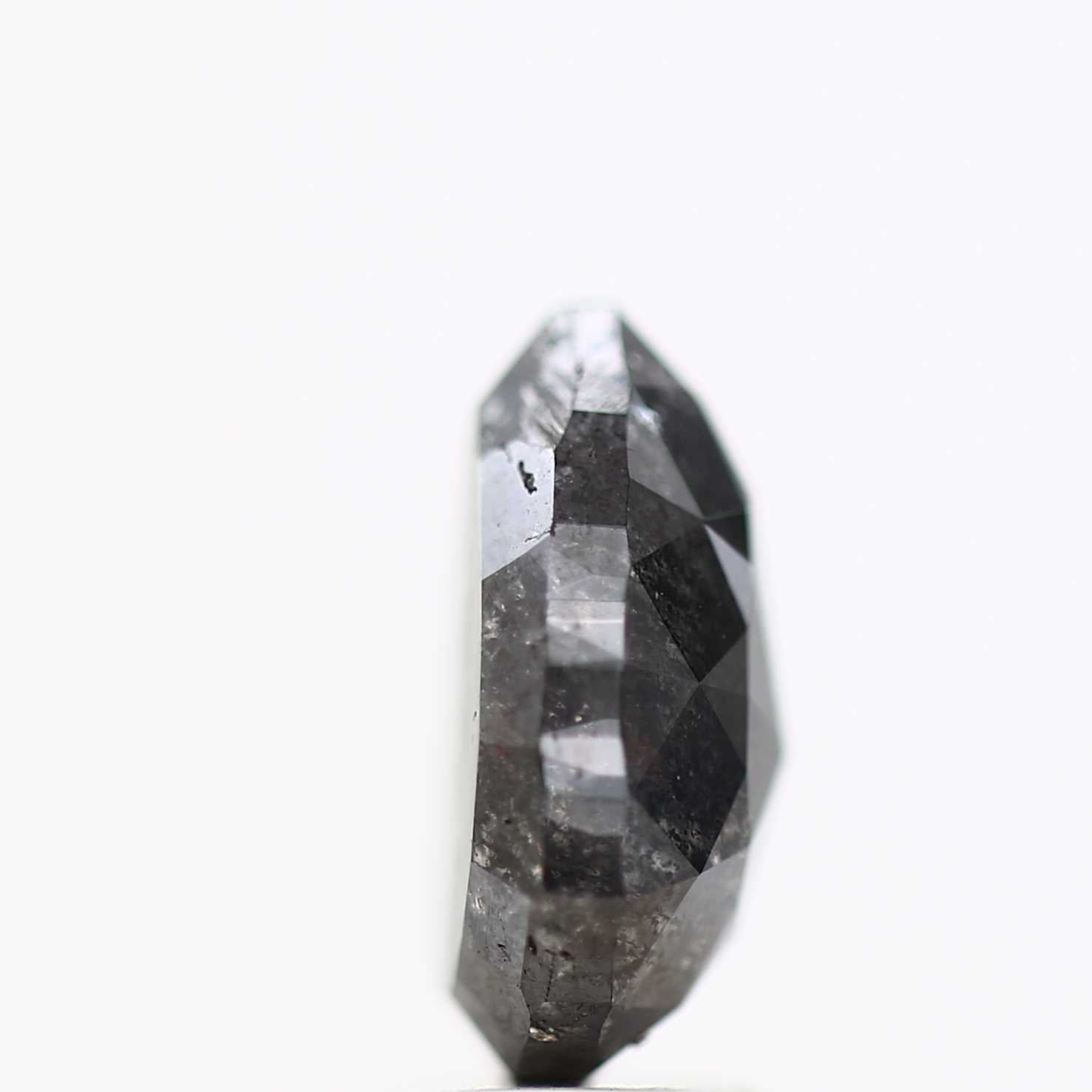 Salt and Pepper Diamond Fancy Gray Color 2.74 CT 10.08 x 7.45 x 4.30 MM Pear Cut Diamond! Natural Loose Diamond ! Christmas Gift for Her