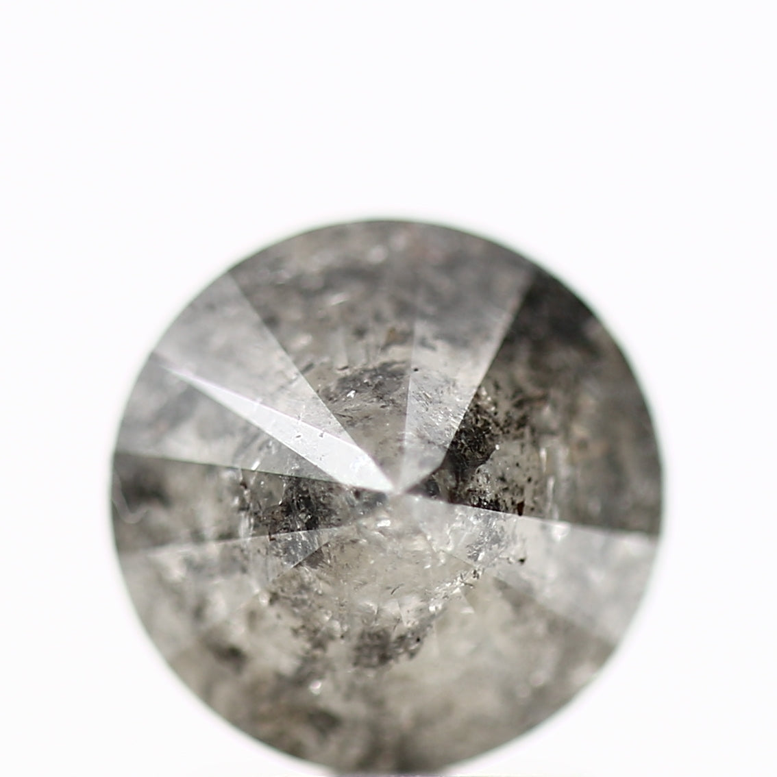 1.87 Carat Salt and Pepper Diamond Round Brilliant Cut Natural Loose Diamond