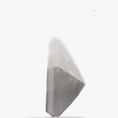 salt and pepper diamond ! 1.19 Ct 10.20 x 6.68 x 3.60 MM natural gray shield loose diamond for engagement ring for her