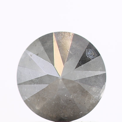 1.36 Carat Fancy Gray Round Shape Brilliant Cut Natural Loose Diamond