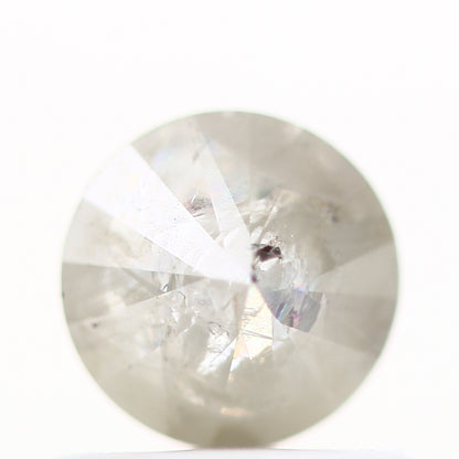 0.61 Carat Salt and Pepper Diamond Round Brilliant Cut Natural Loose Diamond