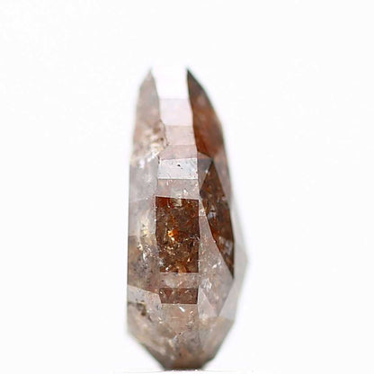 Salt and Pepper Diamond Fancy Brown Color 1.21 CT 8.03 x 5.28 x 3.30 MM Pear Cut Diamond! Natural Loose Diamond ! Christmas Gift for Her