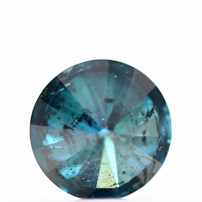 0.28 Carat Round Fancy Vivid Blue Natural Loose Diamond