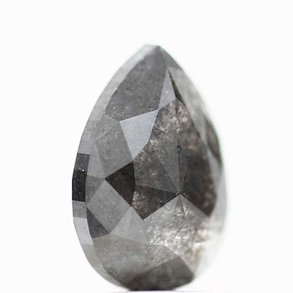 Salt and Pepper Diamond Fancy Gray Color 1.14 CT 8.23 x 5.85 x 2.66 MM Pear Cut Diamond! Natural Loose Diamond ! Christmas Gift for Her