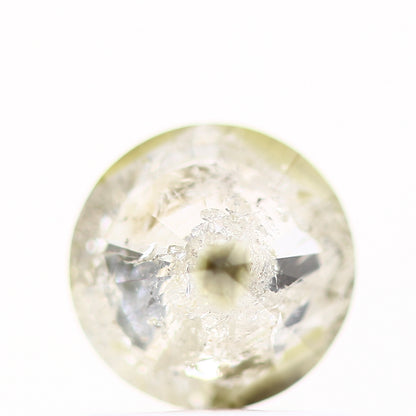 0.66 Carat Salt and Papper Diamond Fancy Round Shape Brilliant Cut Natural Loose Diamond