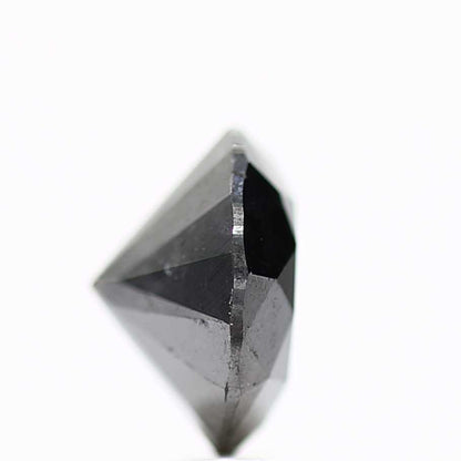 1.70 Carat Fancy Black Round Shape Brilliant Cut Natural Diamond