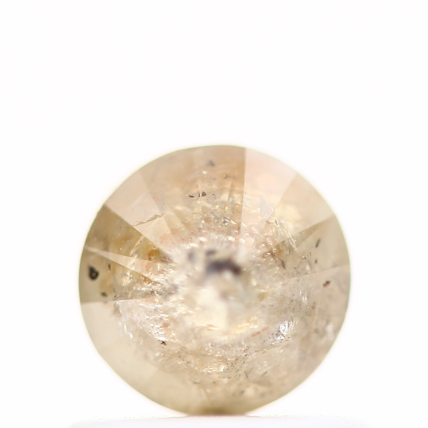 Natural Diamond Round Yellow Orange Loose Diamond 0.92 Carat