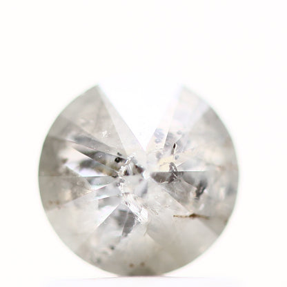 0.86 Carat Fancy Icy Gray Round Shape Brilliant Cut Natural Loose Diamond