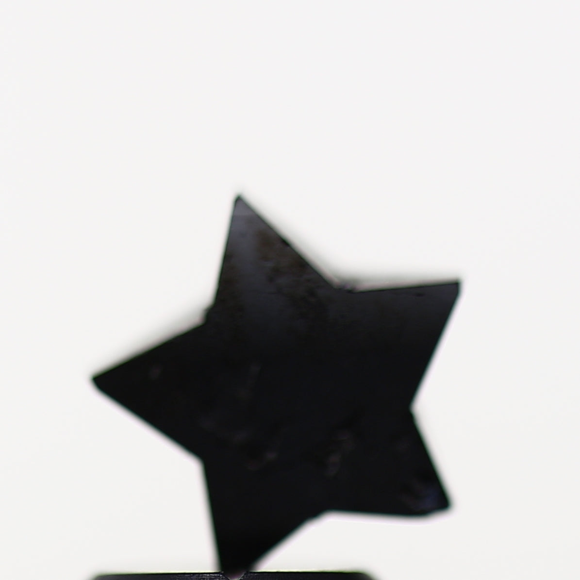 Star Cut Black Loose Diamond [7.66 MM] Natural Diamond For Engagement Ring 1.54 Carat