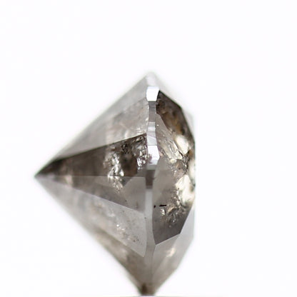 2.04 Carat Fancy Gray Rustic Round Shape Brilliant Cut Natural Loose Diamond