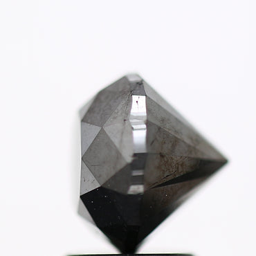 2.60 Carat Fancy Black Round Shape Brilliant Cut Natural Loose Diamond