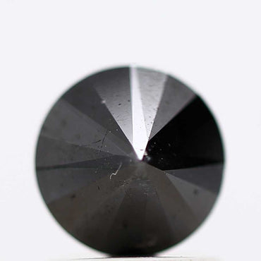 1.16 Carat Fancy Black Round Shape Brilliant Cut Natural Loose Diamond