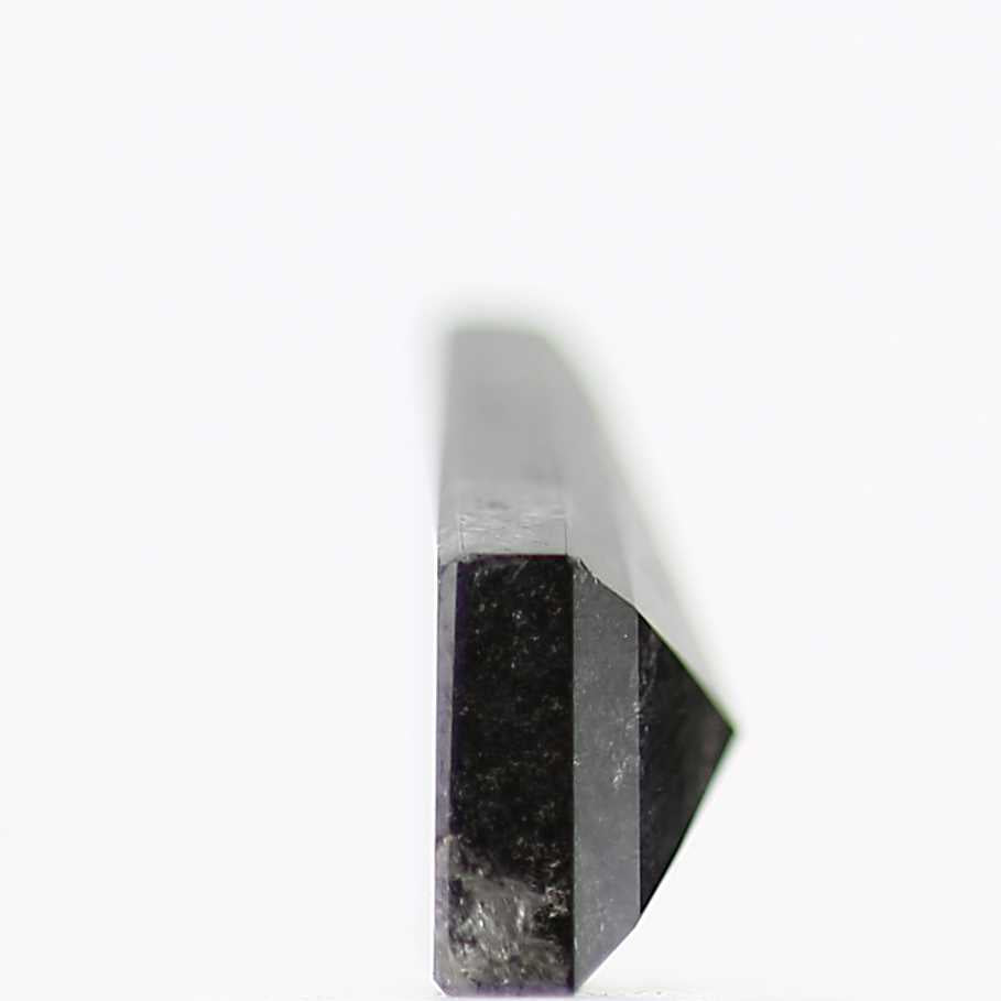 salt and pepper diamond ! 0.66 Ct 8.10 x 5.20 x 2.65 MM natural gray shield loose diamond for engagement ring for her