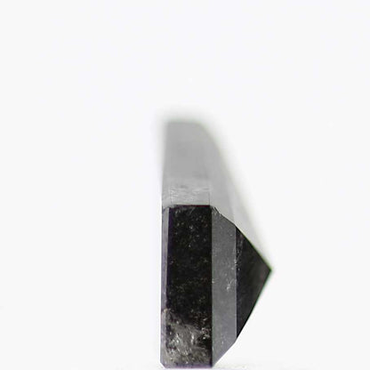 salt and pepper diamond ! 0.66 Ct 8.10 x 5.20 x 2.65 MM natural gray shield loose diamond for engagement ring for her