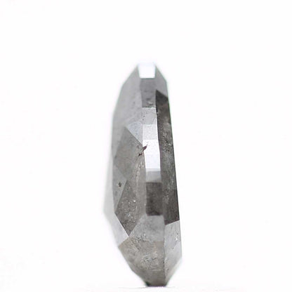 Salt and Pepper Diamond Fancy Gray Color 0.85 CT 7.63 x 4.97 x 2.59 MM Pear Cut Diamond! Natural Loose Diamond ! Christmas Gift for Her