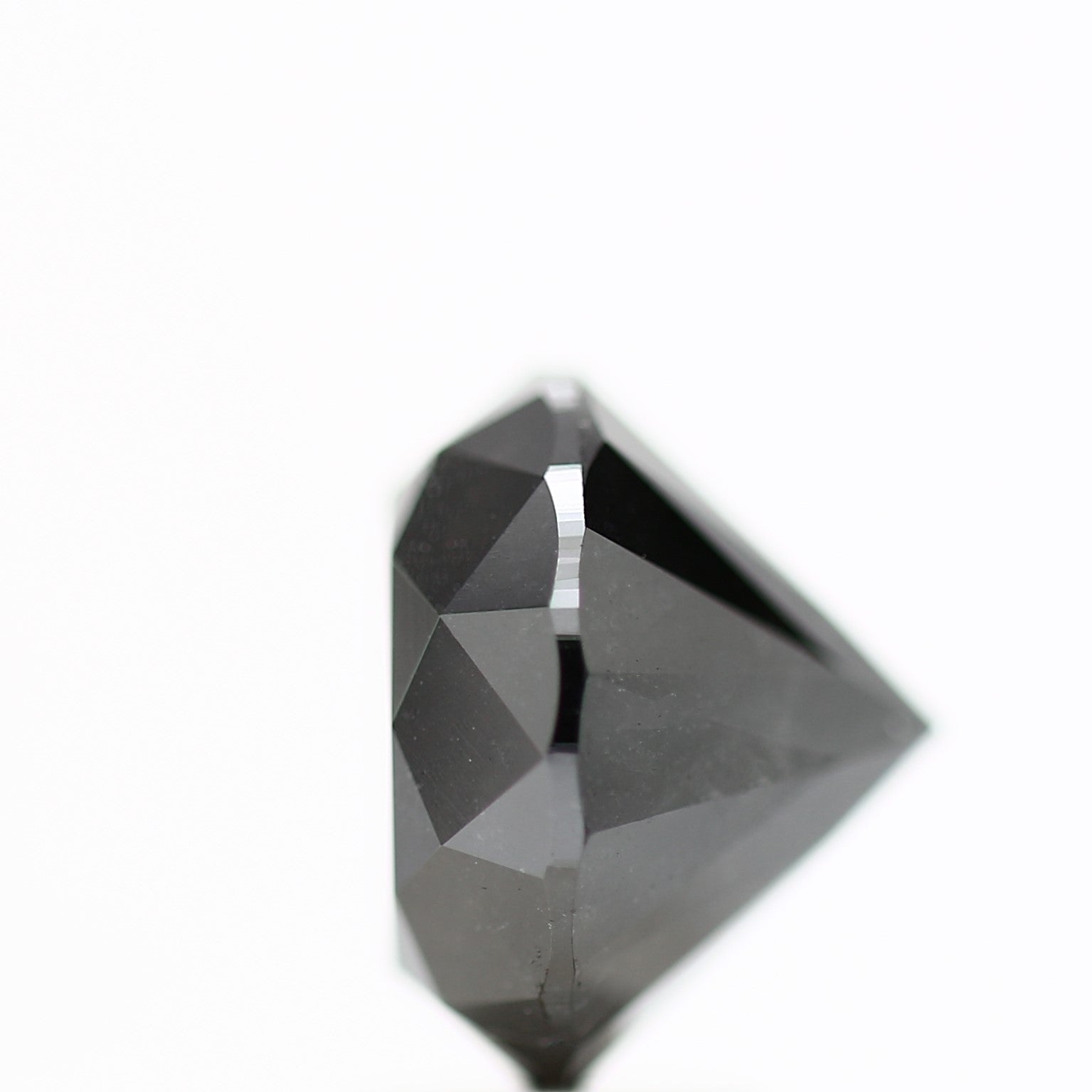 GIA round black certified diamonds