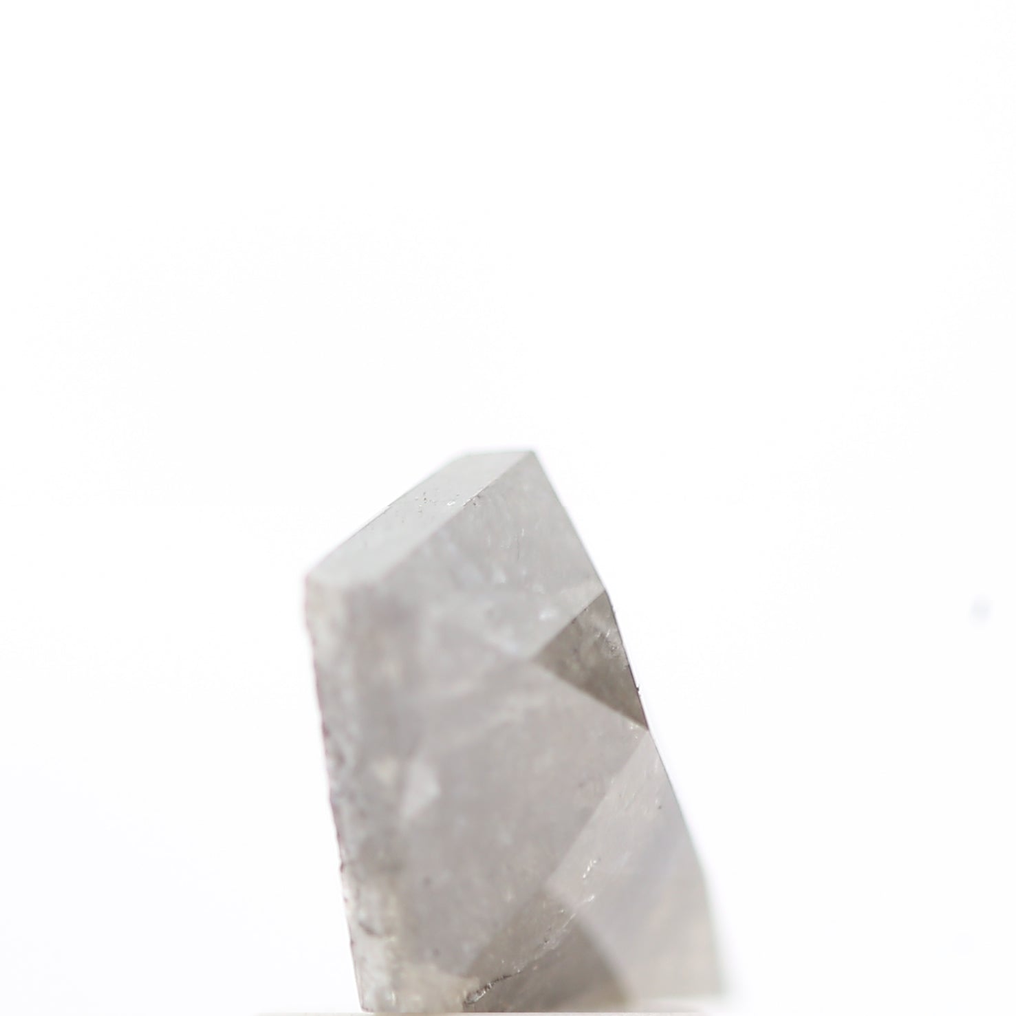 salt and pepper diamond ! 1.45 Ct 11.40 x 7.60 x 3.30 MM natural gray kite loose diamond for engagement ring for her