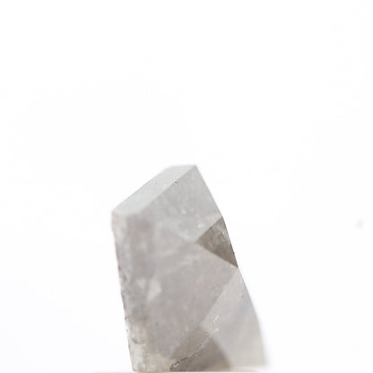 salt and pepper diamond ! 1.45 Ct 11.40 x 7.60 x 3.30 MM natural gray kite loose diamond for engagement ring for her