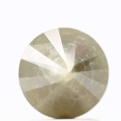2.37 Carat Gray Rustic Round Shape Brilliant Cut Natural Loose Diamond