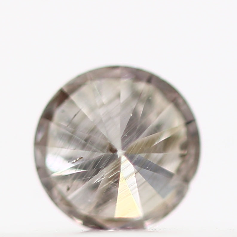 0.15 Carat Champagne Fancy Round Cut Natural Loose Diamond