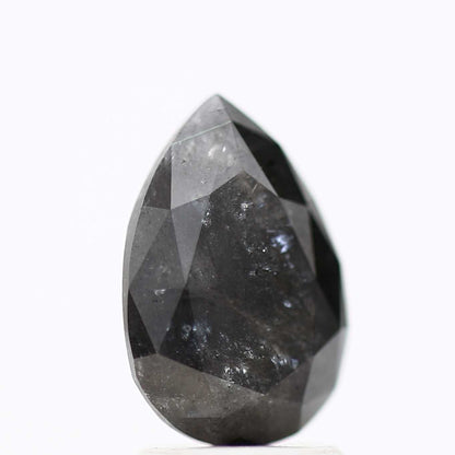 Salt and Pepper Diamond Fancy Gray Color 2.01 CT 10.12 x 7.01 x 4.23 MM Pear Cut Diamond! Natural Loose Diamond ! Christmas Gift for Her