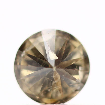 0.27 Carat Fancy Brown Round Brilliant Cut Natural Loose Diamond