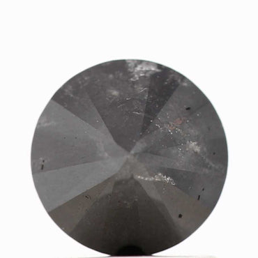 1.16 Carat Fancy Black Round Shape Brilliant Cut Natural Loose Diamond