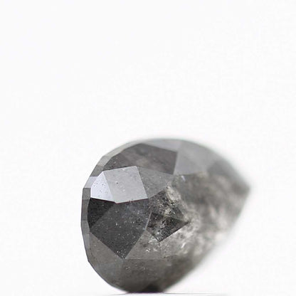 Salt and Pepper Diamond Fancy Gray Color 0.87 CT 7.34 x 5.11 x 2.66 MM Pear Cut Diamond! Natural Loose Diamond ! Christmas Gift for Her