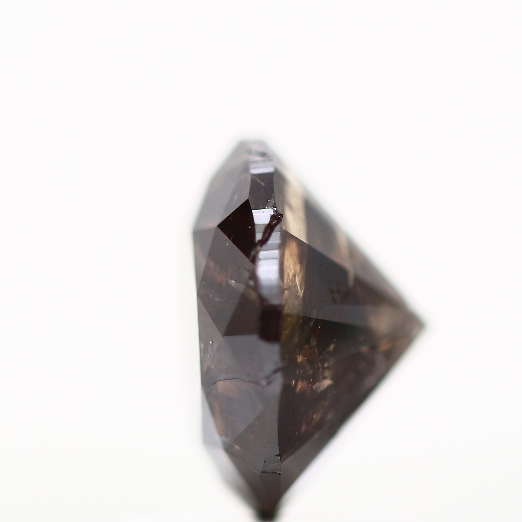 1.70 Carat Fancy Brown Round Shape Brilliant Cut Natural Loose Diamond