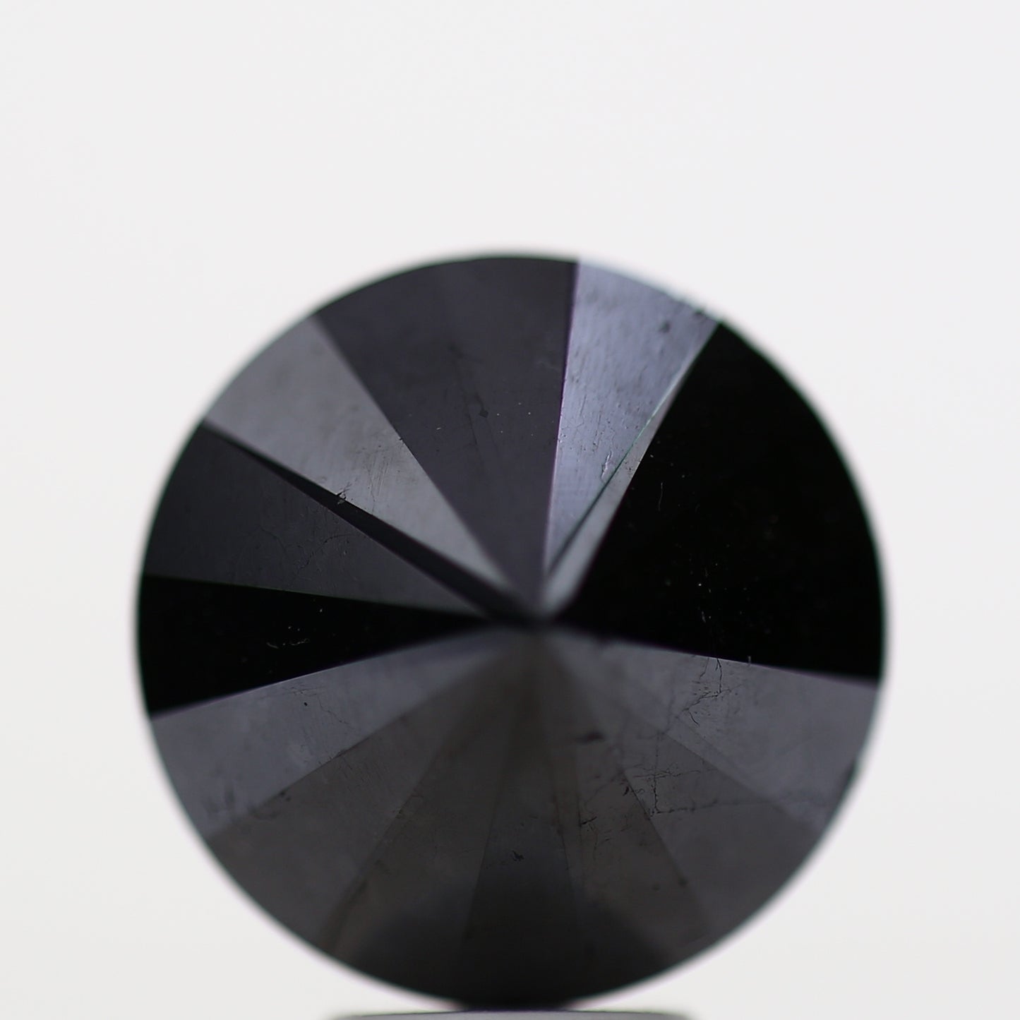 Round Black Loose Diamond [11.67 MM] Natural Diamond For Engagement Ring 7.98 Carat