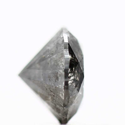 0.88 Carat Salt and Pepper Diamond Fancy Round Brilliant Cut Natural Loose Diamond