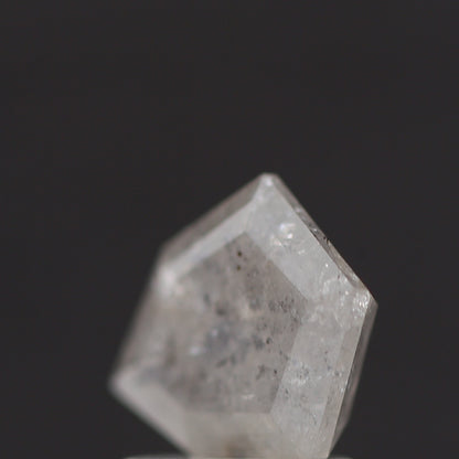 salt and pepper diamond ! 1.27 Ct 8.60 x 6.90 x 3.20 MM natural gray shield loose diamond for engagement ring for her