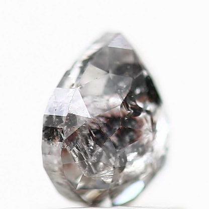 Salt and Pepper Diamond Fancy Gray Color 1.14 CT 6.30 x 5.70 x 3.42 MM Pear Cut Diamond! Natural Loose Diamond ! Christmas Gift for Her