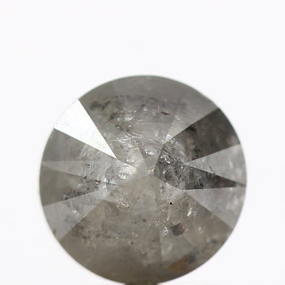 2.23 Carat Gray Rustic Round Shape Brilliant Cut Natural Loose Diamond