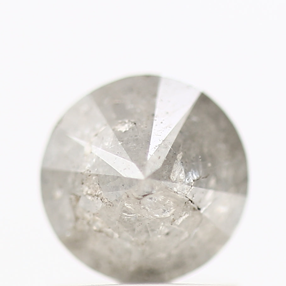1.04 Carat Salt and Pepper Diamond Round Brilliant Cut Natural Loose Diamond